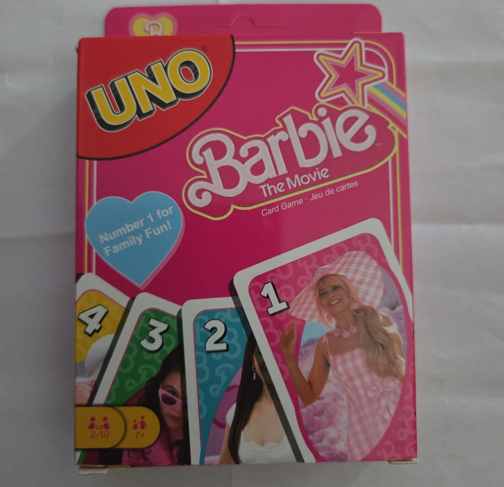 UNO Barbie Card Game - Brand New